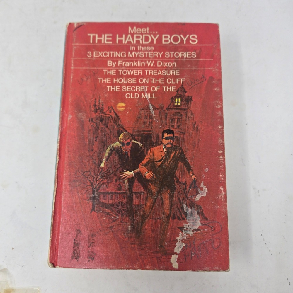 Hardy Boys Mystery Stories 3-in-1 Book 1959 Grosset & Dunlap Franklin W Dixon